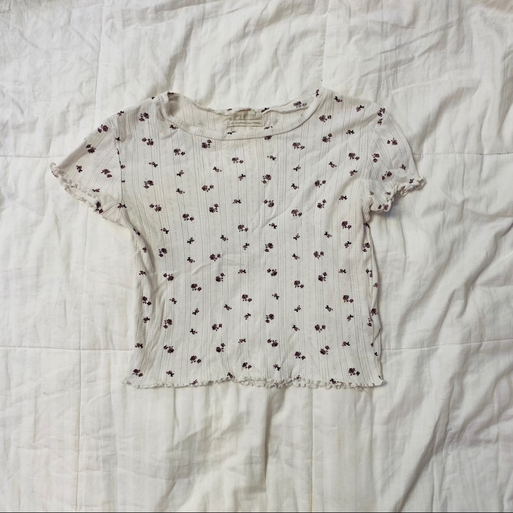 URBAN OUTFITTERS Floral Crop Top
